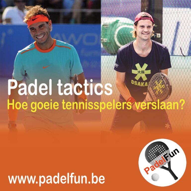 tennisspeler tegen padelspeler