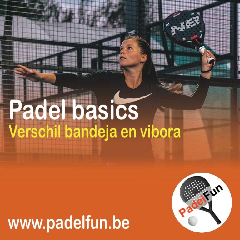 dame slaat padel bandeja om het punt te scoren