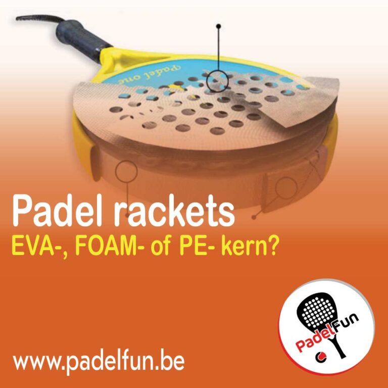 Zoek je power of controle in een padelracket – welk type kern kiezen? Hard of soepel?