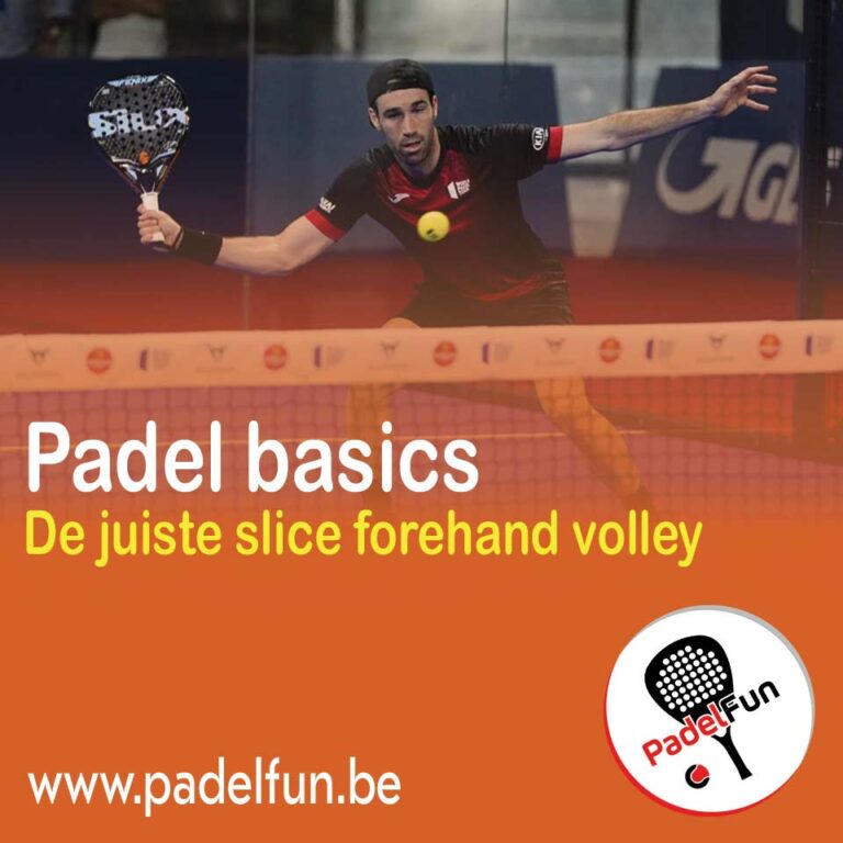Hoe sla je de juiste aanvallende slice forehand volley?