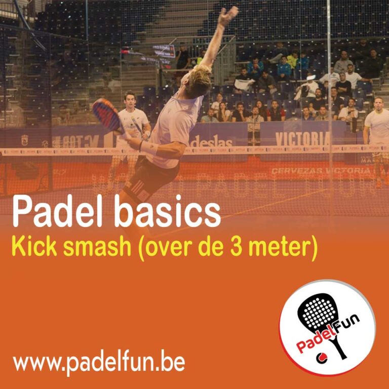 Padel topspin smash – hoe de bal buiten het veld smashen?