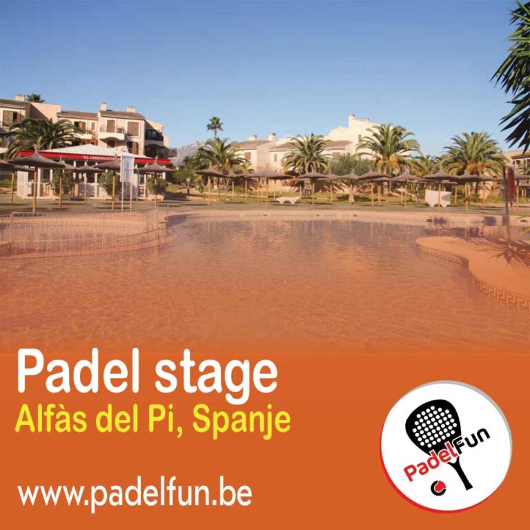 Padel vakantie of stage in het immer zonnige L’Alfàs del Pi (sport all-inclusive)