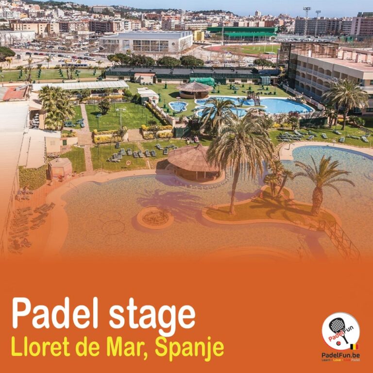 Intensieve padelstage Lloret de Mar aangepast aan ieders niveau