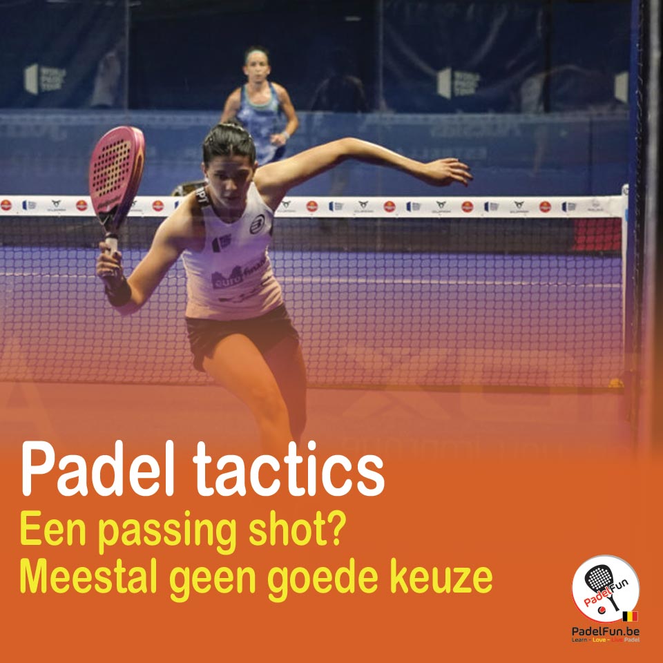 Padel passing shot